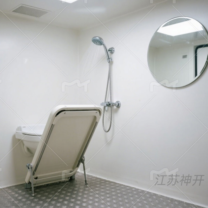 Marine shower type sanitary unit Marine shower type sanitary unit